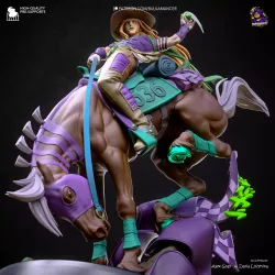 Gyro Zeppeli & Valkyrie - Figurine résine à peindre | JoJo's Bizarre Adventure Steel Ball Run