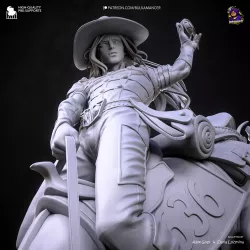 Gyro Zeppeli à cheval - figurine non peinte