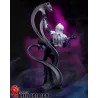 Figurine Marvel Black Cat – Vue de dos. Détail de la chevelure blanche, du dos du costume et des revers en fourrure des bottes