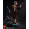 Figurine Bilbo Baggins , détail veste et costume hobbit résine