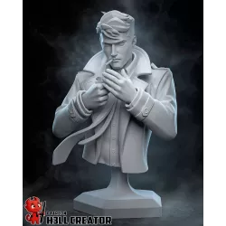 Une pièce collector inspirée de l’univers Hellblazer.en buste