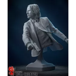 Figurine John Wick à peindre – Résine 1/10e | Figurinesapeindre.fr