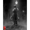 Figurine Marvel Noir années 1930 lampadaire vintage