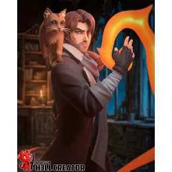 Caleb Widogast figurine à peindre détaillée