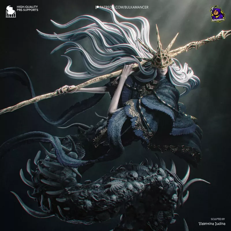 Aldrich, le Dévoreur des Dieux, une figurine Dark Souls III spectaculaire à peindre pour les passionnés de fantasy sombre