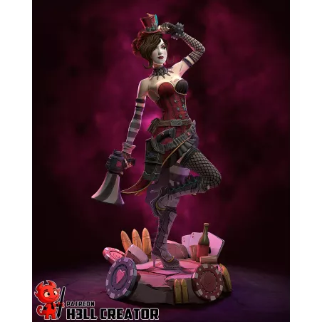 Figurine Mad Moxxi Borderlands 3D - Fan Art H3LL Creator | 1:10