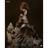 Une composition dynamique où le Fantôme de Sparte domine sa proie