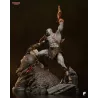 Kratos déchaîne toute sa rage dans une scène de combat spectaculaire, capturé en pleine exécution