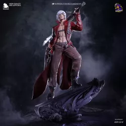 Une figurine saisissante de Dante dans une pose pleine d’assurance.