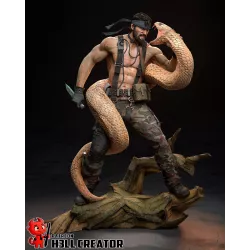 Une sculpture saisissante qui capture toute la puissance de Naked Snake