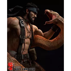 Statue Naked Snake ultra détaillée pour les fans de Metal Gear Solid