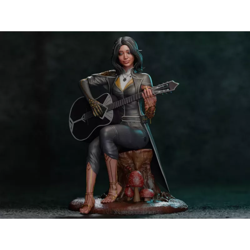 Lune Clair Obscur : Figurine à peindre en résine