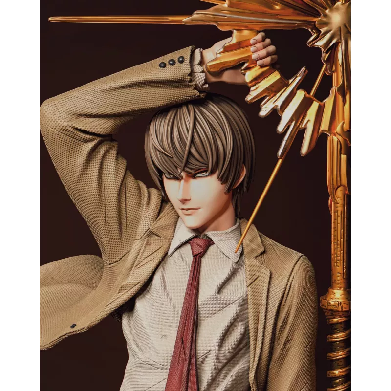 Light Yagami, le regard froid et déterminé.
