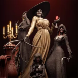 Une pièce collector qui capture toute l’élégance sombre de Lady Dimitrescu et de sa cour.