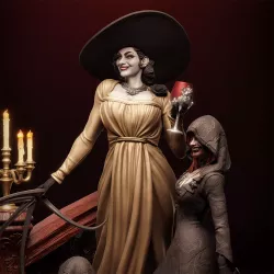 Quand l’univers de Resident Evil Village prend vie dans une sculpture d’exception.