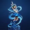 Des volutes d’eau entourent Sailor Mercury dans une composition spectaculaire.