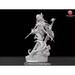 Figurine Skirk Genshin Impact : description détaillée figurines à peindre