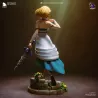 ue arrière de Zelda, montrant le tombé du tissu et le soin apporté aux finitions.