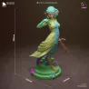Vue générale de la figurine Zelda, une pièce élégante et détaillée à peindre.