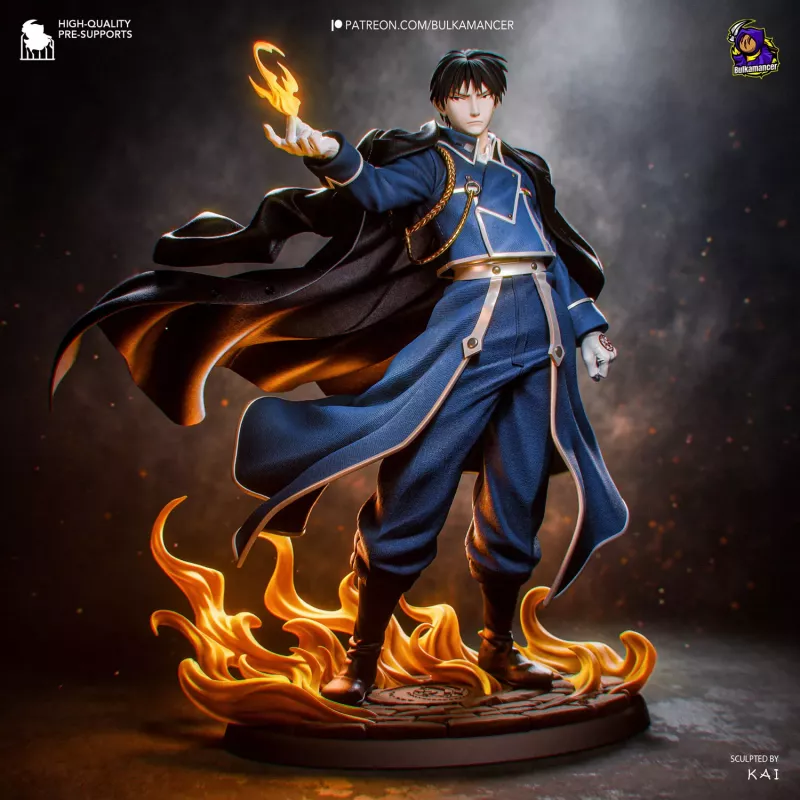 Roy Mustang – vue d’ensemble de la figurine