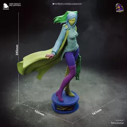 Figurine Re-L Mayer – Ergo Proxy | Statue 3D Cyberpunk _ figurines à peindre