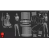 Figurine à peindre cyberpunk inspirée de Judy Alvarez – Présentation détaillée