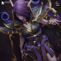 Figurine Xal’atath Void Harbinger en résine à peindre vue de face