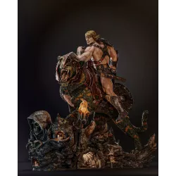 He-Man sur Battle Cat – Figurine résine à peindre | Masters of the Universe