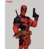 figurine à peindre Deadpool   complète avec katanas dans le dos, pistolet levé et ceinture garnie de pochettes –