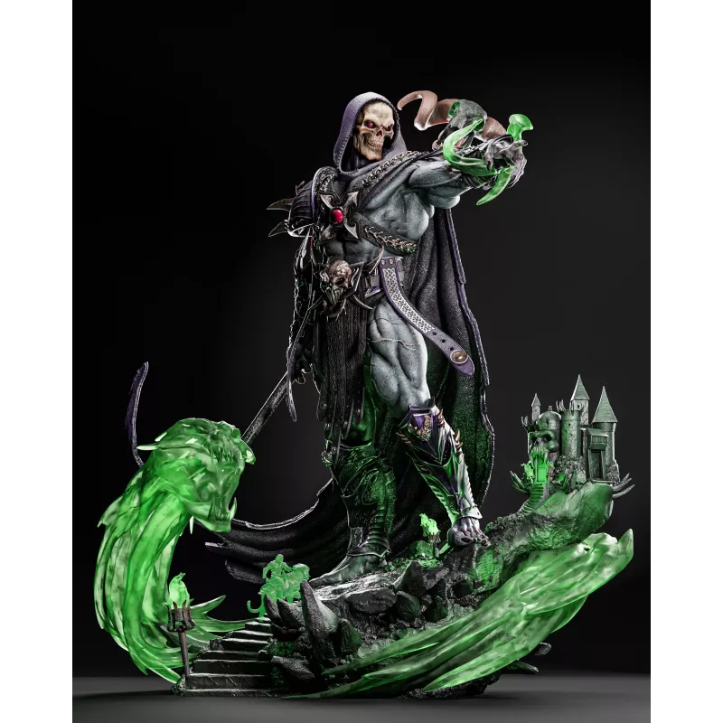 Figurine Skeletor à peindre – Diorama magie verte | Masters of the Universe