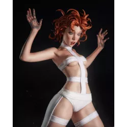 Cette figurine évoque particulièrement la scène de fuite de Leeloo :