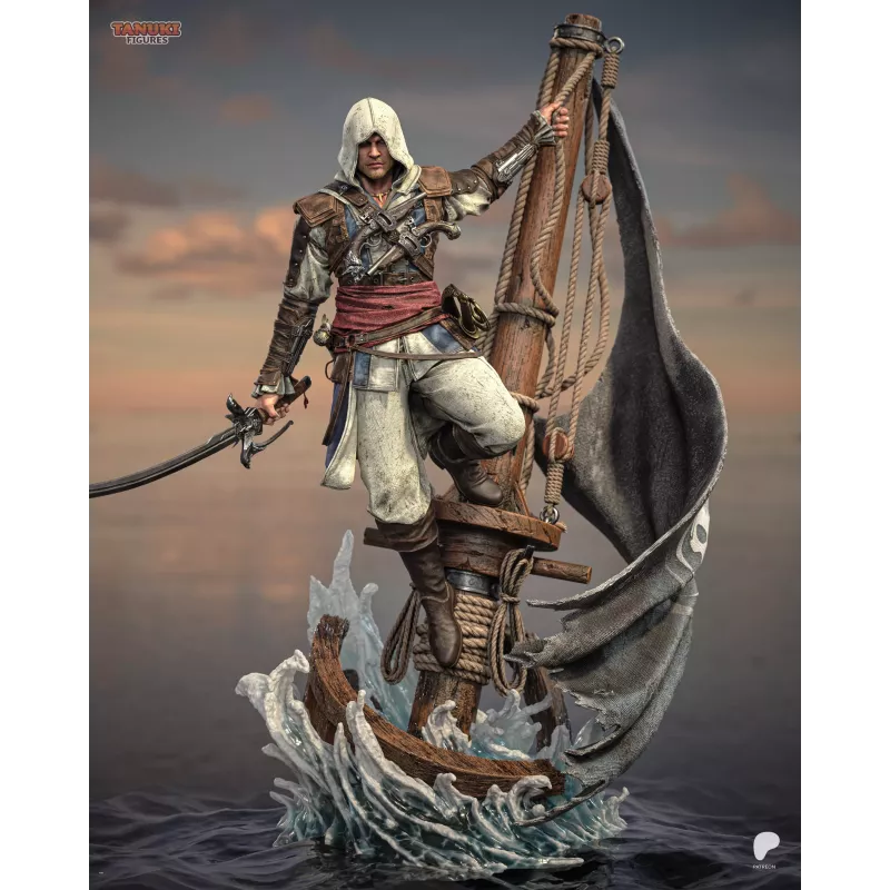 Figurine Edward Kenway à peindre | Assassin’s Creed Black Flag