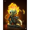 Quand la Justice de l'Enfer prend une pause café. Le Ghost Rider Chibi enflamme votre vitrine de collection