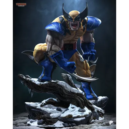 Figurine Wolverine Serval résine à peindre | Tanuki
