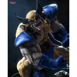 Figurine Wolverine Serval résine à peindre | Tanuki