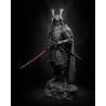 Figurine Darth Vader Samouraï résine à peindre – vue de face du casque kabuto et de l'armure
