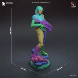 Dimensions officielles du modèle 3D : une hauteur impressionnante de 267 mm
