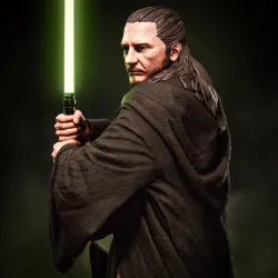 Figurine Qui-Gon Jinn Star Wars – Statuette Collection Résine 3D