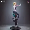 Vue de profil figurine résine à peindre Spider-Gwen Bulkamancer.