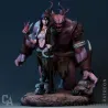 Monstre Ogre Dragon Age figurine détails musculature et cornes
