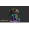 L diorama Morrigan Dragon Age modélisation 3D éclative