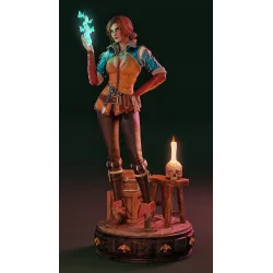 Figurine Fan Art Triss Merigold de face The Witcher 3 Dark Horse Series 2
