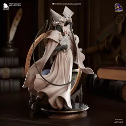 Application des ombrages sur la cape et les parchemins magiques. Pour ce modèle Bulkamancer,