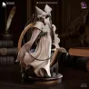 Application des ombrages sur la cape et les parchemins magiques. Pour ce modèle Bulkamancer,