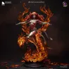 Figurine Dark Phoenix (Jean Grey) en résine à peindre. Un garage kit Marvel d'exception