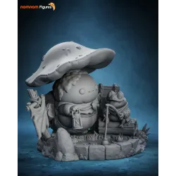 Figurine Chibi Champignon et Grenouille - A Friend by the Water