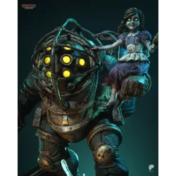Figurine Big Daddy BioShock  imprimée 3D à Peindre | Tanuki Figures