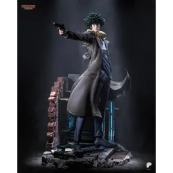 Figurine à peindre Spike Spiegel en pleine action.