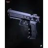 Gros plan sur le pistolet Jericho 941. Une réplique ultra-précise