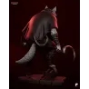 Zoom sur la texture réaliste de métal usé et forgé des faucilles.